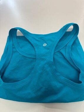 lululemon athletica Teal Racerback Workout Tank Race length